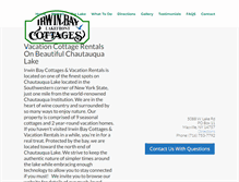 Tablet Screenshot of irwinbaycottages.com